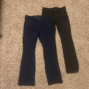 American Eagle Outfitters Women's Boot Cut Khakis in Black and Navy